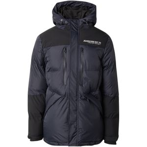 INDICODE JEANS Winterparka 'Kayce'  navy / zwart / wolwit