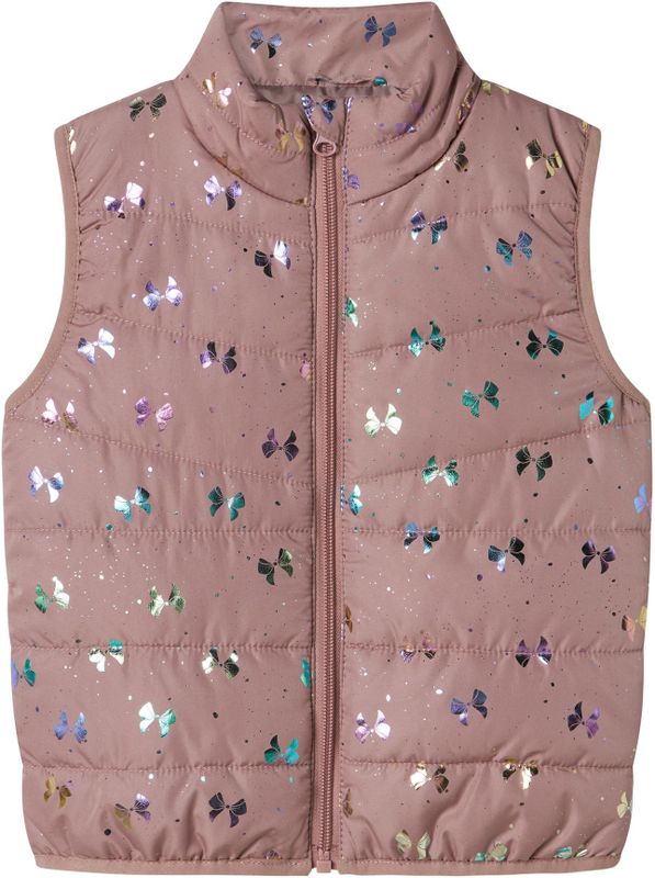 NAME IT - NMFMYLANE - Bodywarmer - Oudroze - Licht Gevoerd