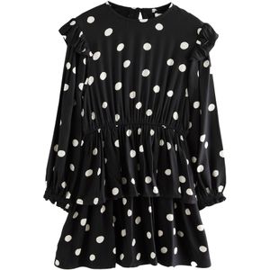 Next Jurk  zwart / wit