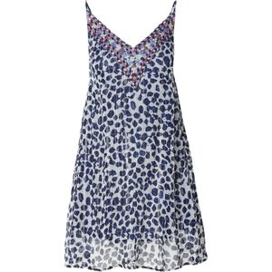 KOROSHI Zomerjurk  blauw / navy / pastelblauw / bourgogne