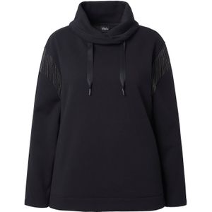 Ulla Popken Sweatshirt  zwart