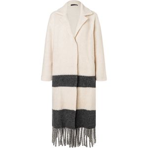 Ana Alcazar Tussenmantel 'Saba'  donkergrijs / offwhite