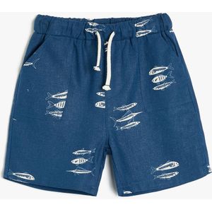 Koton Broek  blauw / wit