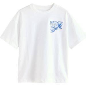 Next Shirt  blauw / wit