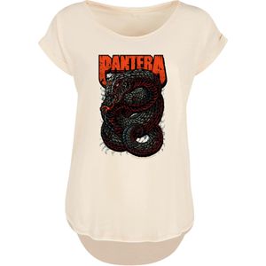 F4NT4STIC Shirt 'Pantera Venomous Snake'  sand / rood / zwart