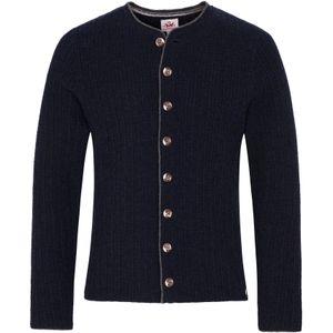 SPIETH & WENSKY Gebreid vest 'Gerber'  donkerblauw