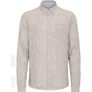 BLEND Overhemd 'Bobby'  bruin / wit