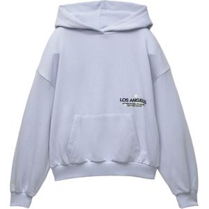 Pull&Bear Sweatshirt 'PACIFIC'  navy / pastelblauw / wit