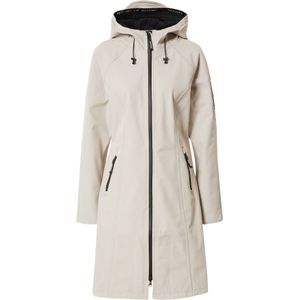 ILSE JACOBSEN Functionele mantel  lichtgrijs / zwart