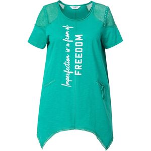 Angel of Style Shirt  jade groen / wit