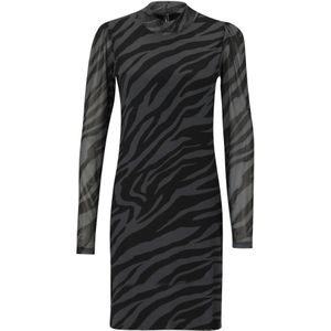 Only Petite Jurk 'ONLERICA'  donkergrijs / zwart