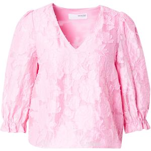 SELECTED - SLFCathi-Sadie - Blouse - Oudroze - Driekwart Mouw