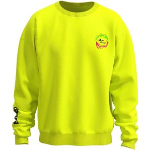 elho Sweatshirt 'MAYRHOFEN 89'  neongeel / groen / rood / zwart