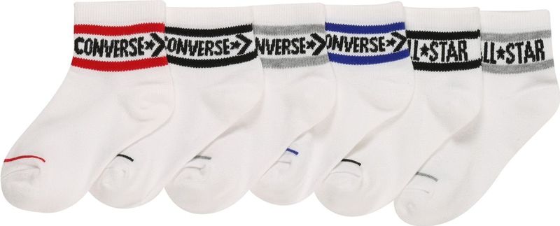 Converse - CHN Basic Wordmark - Enkelsokken - Set van 6