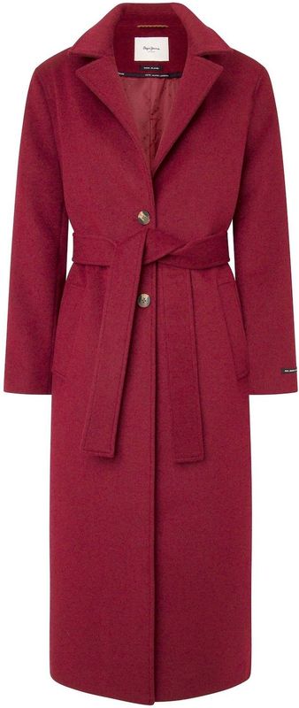 Pepe Jeans - PL402479 - Mantel - Granaatappel - Wolmix - Lichtgewicht