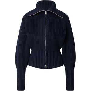 WEEKDAY Gebreid vest 'Jana'  donkerblauw