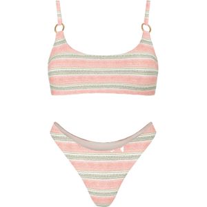 C&City Bikini  donkergroen / rood / wit