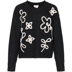 IZIA Trui  zwart / wit