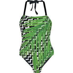 BECO the world of aquasports Badpak  groen / zwart / wit