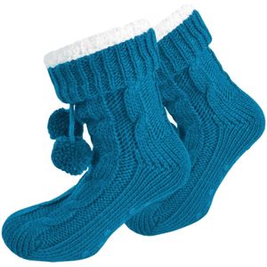 normani Sokken  turquoise / wit