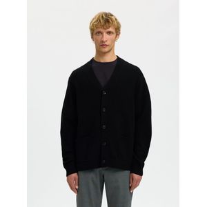 SELECTED Gebreid vest  zwart