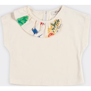 Panço Shirt  crème / blauw / geel / groen