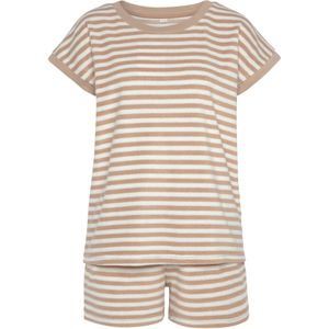 VIVANCE Korte pyjama 'Dreams'  nude / wit