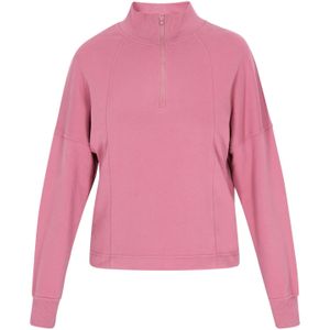 Usha - BLUE LABEL - Sweatshirt - Oudroze - Lange Mouw - Ritssluiting
