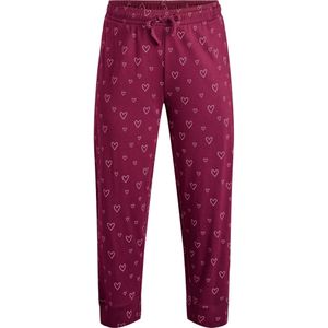 Zizzi Pyjamabroek 'Mtanji'  wijnrood / wit