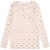 Lil'Atelier Shirt 'NMFGAGO'  donkergroen / pastellila / oudroze