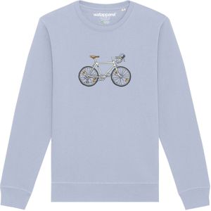 Watapparel Sweatshirt ' Doodle Bike '  lichtblauw / zwart