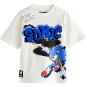 Next Shirt  ecru / blauw