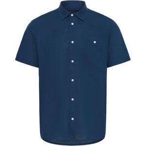 BLEND Overhemd ' BHBAY LINEN '  blauw
