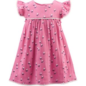 happy girls Jurk  marine / pitaja roze / wit