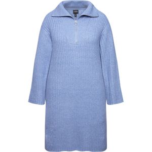 Ulla Popken Gebreide jurk  blauw