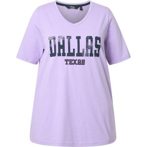 Ulla Popken Shirt  donkerblauw / bessen / pastellila