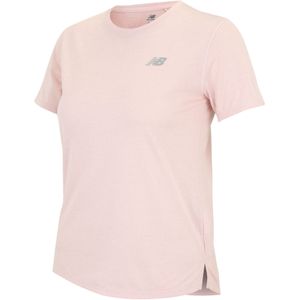 new balance Functioneel shirt 'Athletics'  rosa / zilver