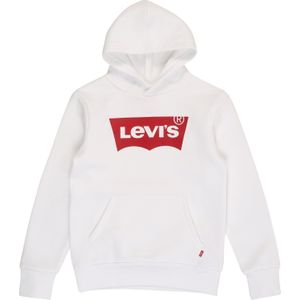 Levi's Kids Hoodie Batwing met Logo Wit