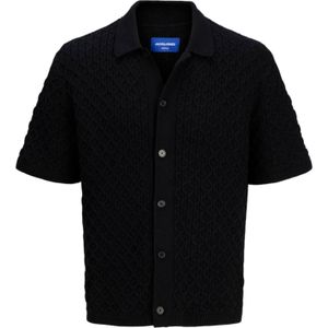 JACK & JONES Gebreid vest 'JORACAPULCO'  zwart