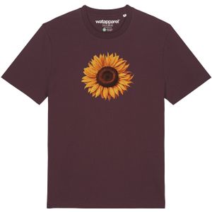 Watapparel Shirt 'Sonnenblume'  bruin / oranje / donkerrood