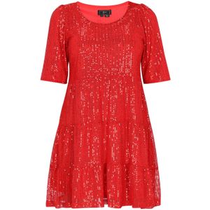 faina Cocktailjurk  rood