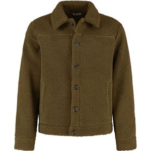 Shiwi Fleece jas  olijfgroen