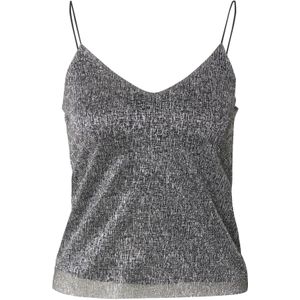 ABOUT YOU Top 'Sita'  zwart / zilver