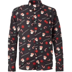 Only & Sons Overhemd 'ONSELF XMAS'  groen / rood / zwart / wit