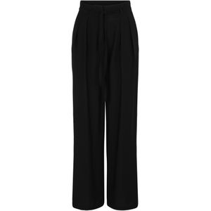 Guido Maria Kretschmer Women Bandplooibroek 'Farina'  zwart