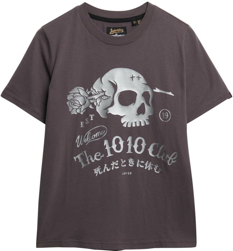 Superdry - Super Skull - T-shirt - Dames - Korte Mouwen