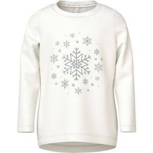 NAME IT Shirt 'NMFVIPARTY'  zilver / wit