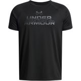 Under Armour - Tech Split Wordmark - T-shirt - Korte Mouwen - 100% Polyester