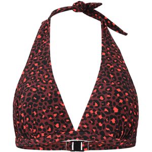 Cruz Bikinitop 'Pozzuoli'  oranjerood / donkerrood / zwart