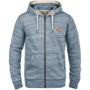 !Solid Sweatvest 'Craig'  blauw / bruin / wit